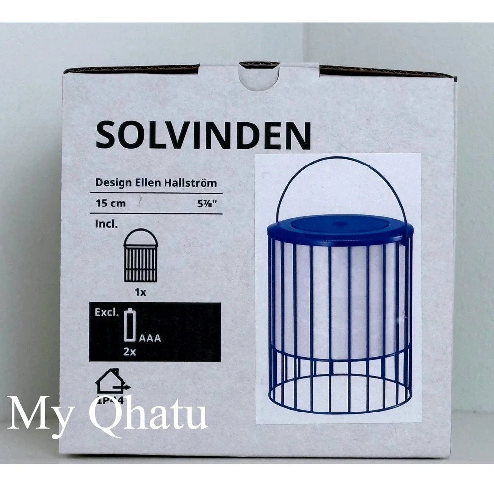 IKEA Solvinden LED Table Lamp Blue 5 7/8